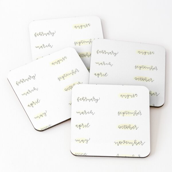 Item preview, Yellow Month Labels designed and sold by 17sashak.