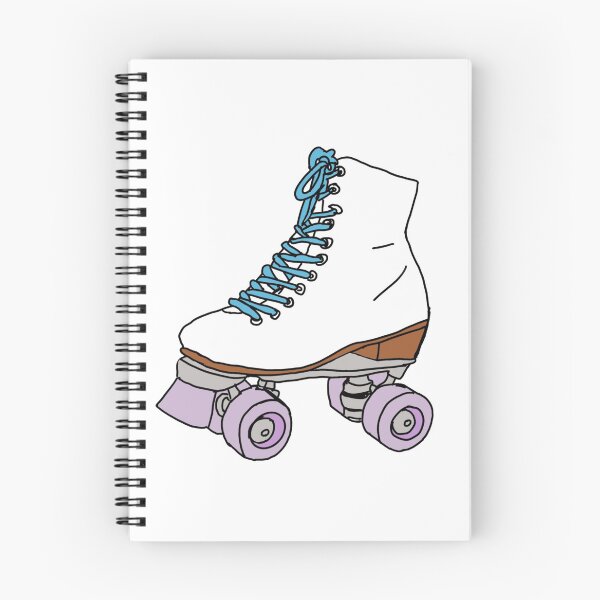 Item preview, Roller Skate Sticker White, Lavender, Pink, and Blue designed and sold by Gitana Deneff.