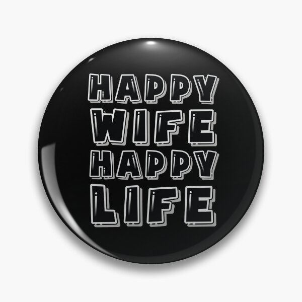 Item preview, Happy Wife Happy Life designed and sold by graphicmeyou.