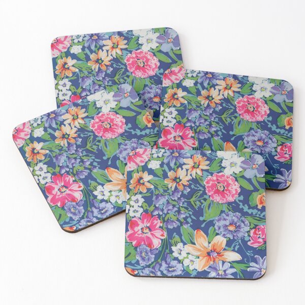 Item preview, Loose Spring Flowers Batik designed and sold by Leslie Rogers Todder.