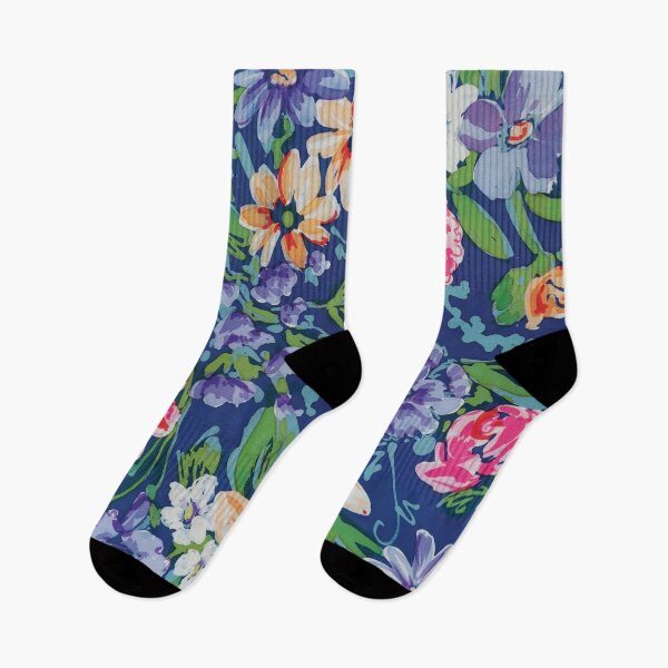 Item preview, Loose Spring Flowers Batik designed and sold by Leslie Rogers Todder.