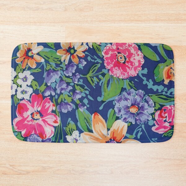 Item preview, Loose Spring Flowers Batik designed and sold by Leslie Rogers Todder.