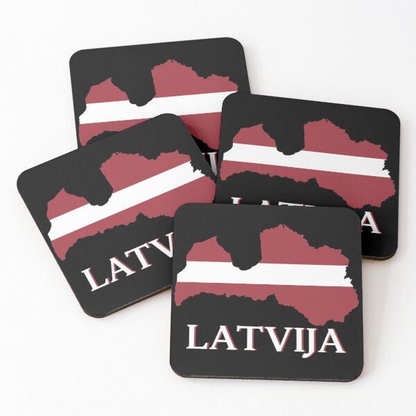Item preview, Latvija Flag Country Outline designed and sold by JG0024.