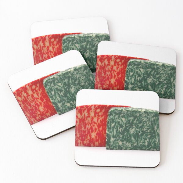 Item preview, Red and green pesto gouda cheese  designed and sold by troianifabrizio.