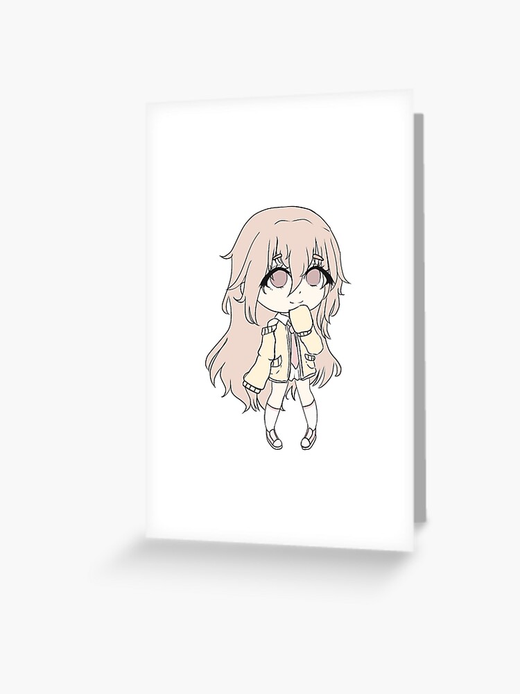 Gacha Life - Cute Gacha Girl - Greeting Card for Sale by bloamineads