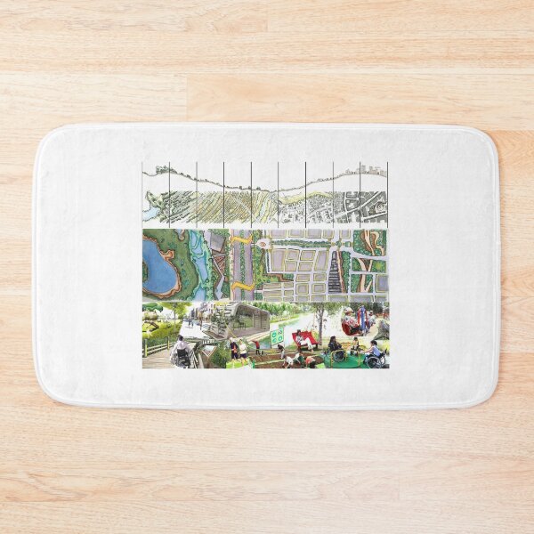 Item preview,  mexican project of landscape architecture design by Mexican illustrator and artist lebeau designed and sold by jorgelebeau.