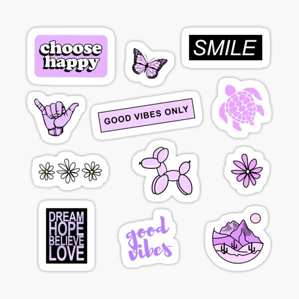 Colorful aesthetic Sticker for Sale by OkihanaShop