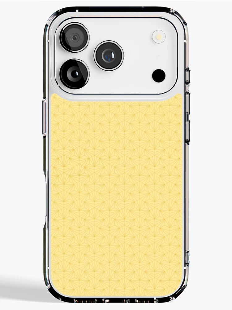 Thumbnail 1 of 5, iPhone Case, Golden Yellow Pattern designed and sold by pixiekitcat.