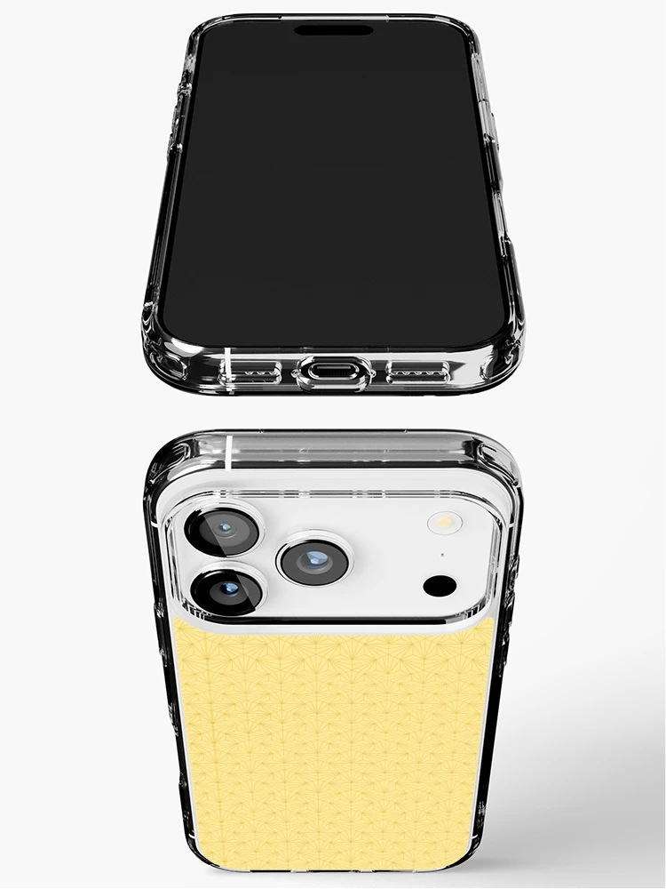 Thumbnail 3 of 5, iPhone Case, Golden Yellow Pattern designed and sold by pixiekitcat.