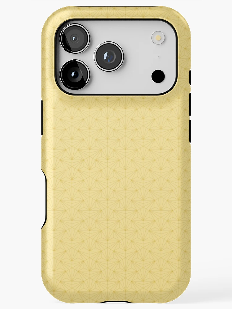 Thumbnail 1 of 4, iPhone Case, Golden Yellow Pattern designed and sold by pixiekitcat.
