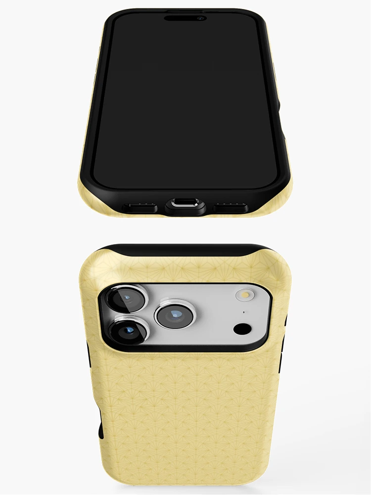 Thumbnail 3 of 4, iPhone Case, Golden Yellow Pattern designed and sold by pixiekitcat.