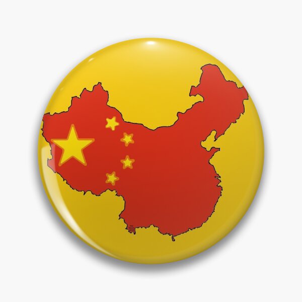 Item preview, China Map with Chinese Flag designed and sold by Havocgirl.