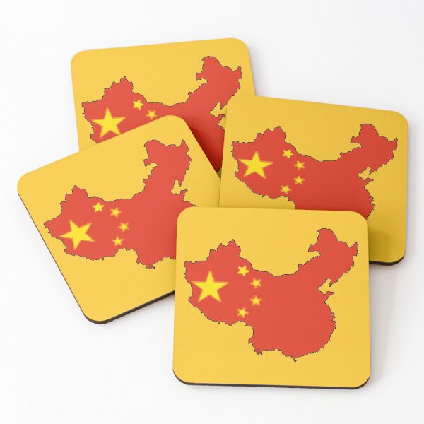 Item preview, China Map with Chinese Flag designed and sold by Havocgirl.