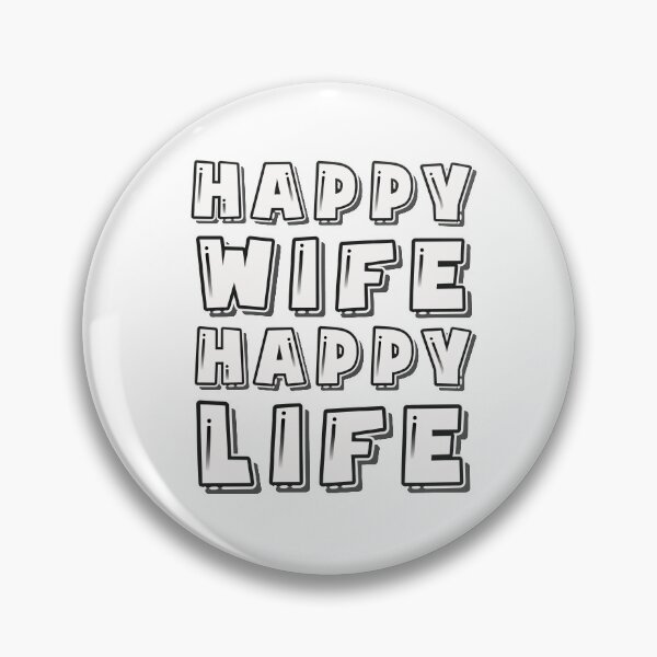 Item preview, Happy Wife Happy Life designed and sold by graphicmeyou.