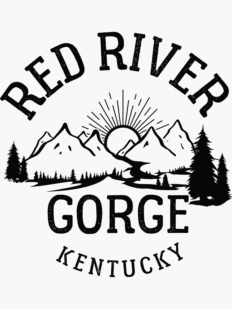 Red River Gorge Hike Kentucky Parks Hiking Sticker