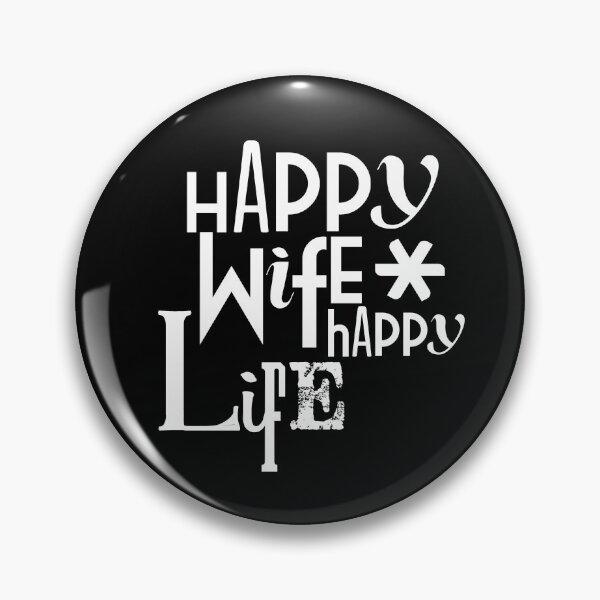 Item preview, Happy Wife Happy Life designed and sold by graphicmeyou.