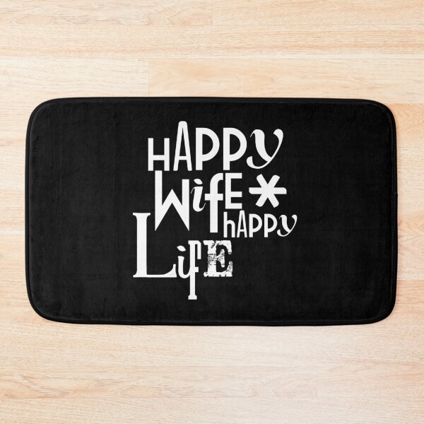 Item preview, Happy Wife Happy Life designed and sold by graphicmeyou.