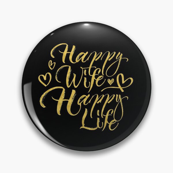 Item preview, Happy Wife Happy Life designed and sold by graphicmeyou.