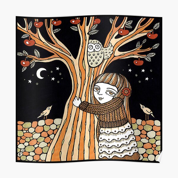 "Orlas Ormiston Orchard" Poster for Sale by AnitaInverarity Redbubble