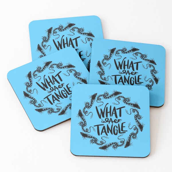 What a tangle Coasters (Set of 4)
