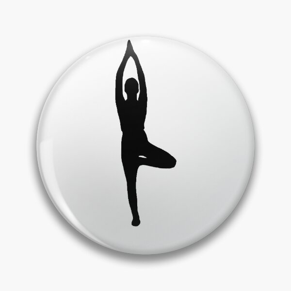 Item preview, Black Yoga Silhouette designed and sold by emroccs.