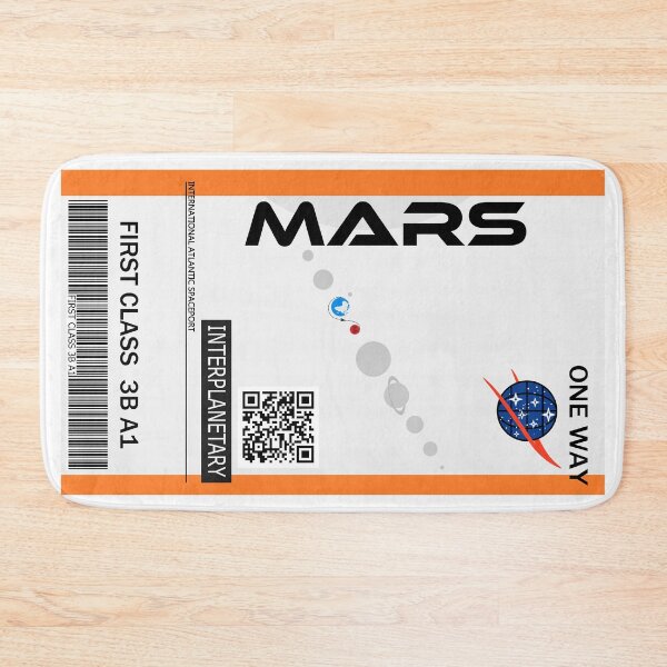 Item preview, Mars space ticket designed and sold by jc007.