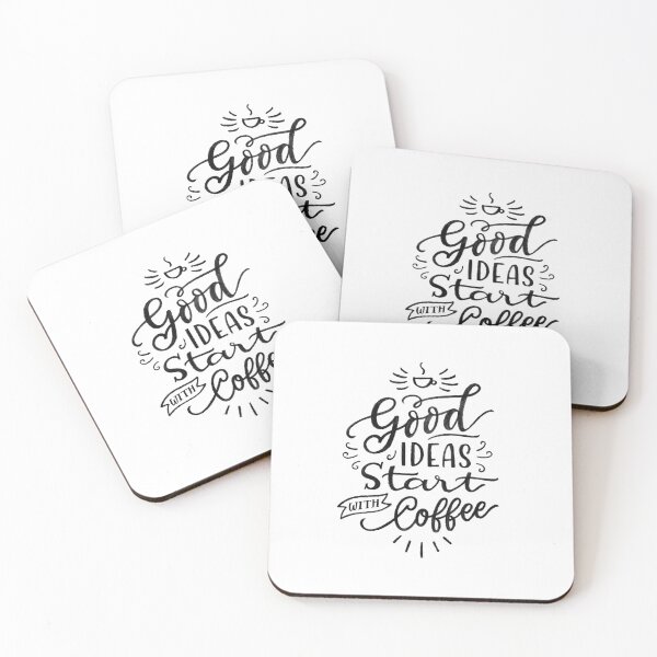 Item preview, Good Ideas Start with Coffee designed and sold by tshirtfandom.