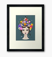 Floral She Framed Print