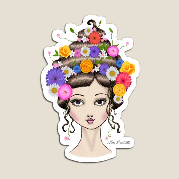 Floral She Magnet