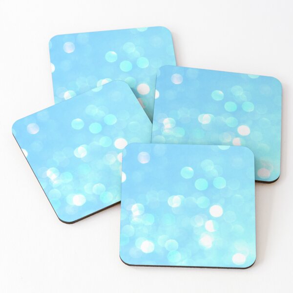 Item preview, Aqua Blue Bokeh designed and sold by newburyboutique.