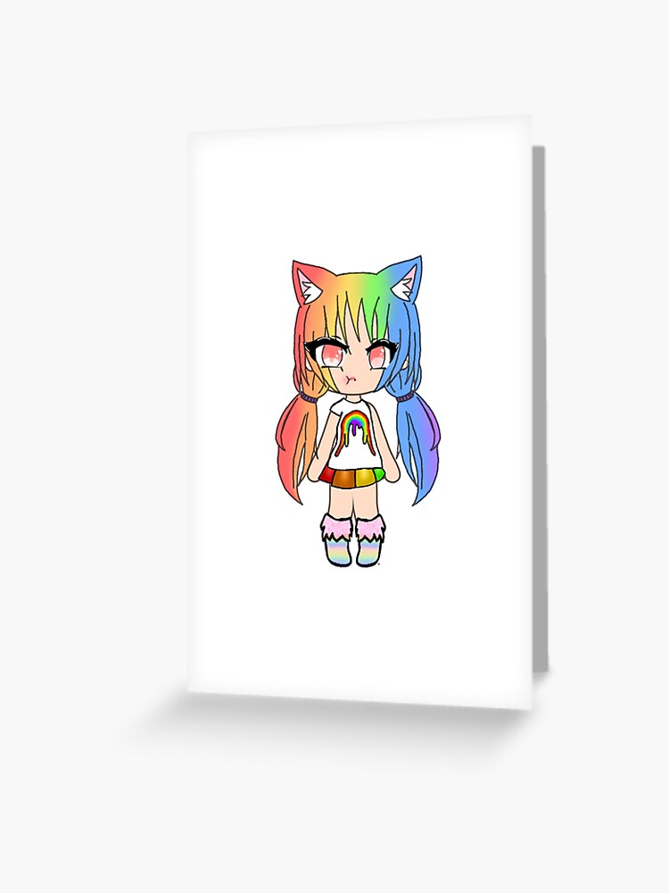 Gacha Life - Cute Gacha Girl - Greeting Card for Sale by bloamineads