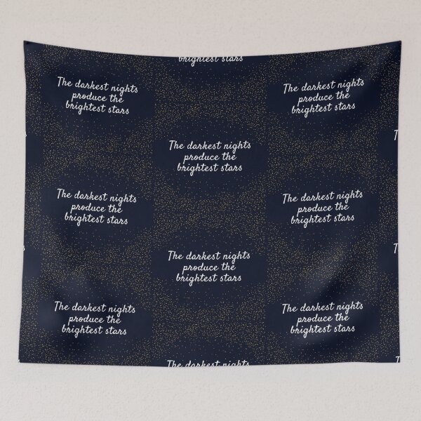 Item preview, The darkest nights produce the brightest stars designed and sold by EnlightParis.