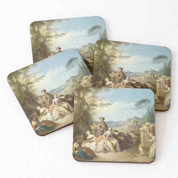 Item preview, Fête galante in a Landscape designed and sold by brushandframes.