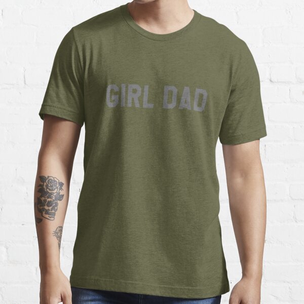 Girl Dad T-Shirt - Short Sleeve Crewneck - for Father of Girls - Wrdmrk (Black, XL)