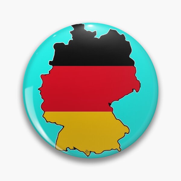 Item preview, Germany Map with German Flag designed and sold by Havocgirl.