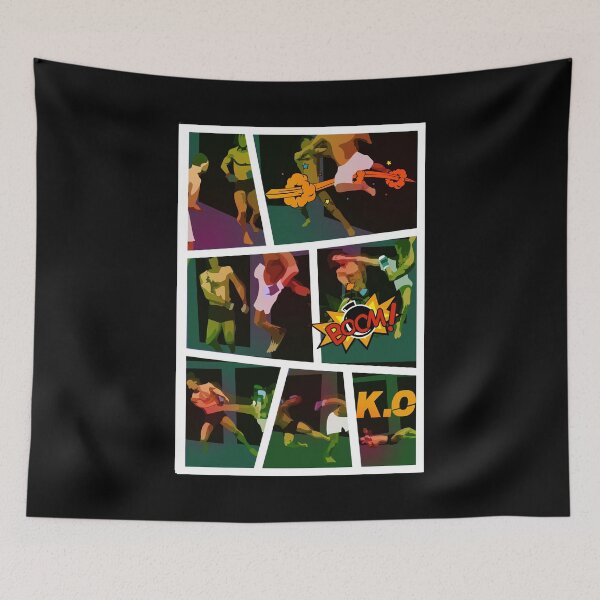 Item preview, Flying Off The Fence Kick - Mixed Martial Arts - Awesome Comic designed and sold by WaltTheAdobeGuy.