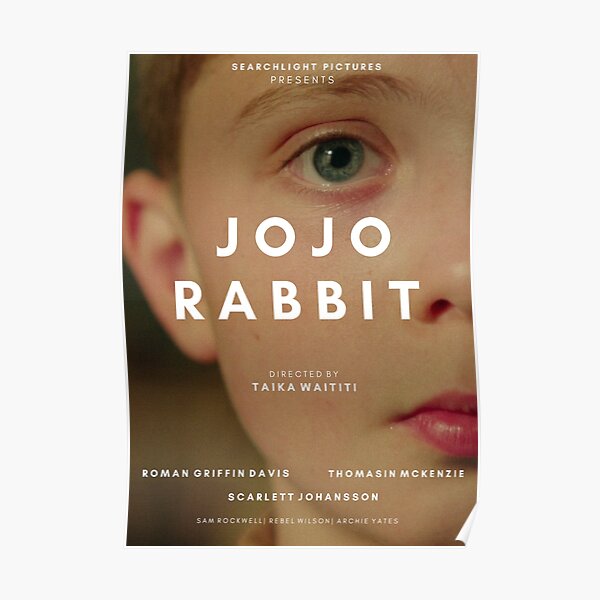 JOJO RABBIT alternative poster  Poster