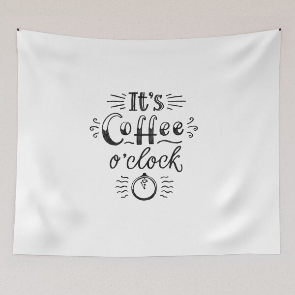 Item preview, It's Coffee O'Clock designed and sold by tshirtfandom.