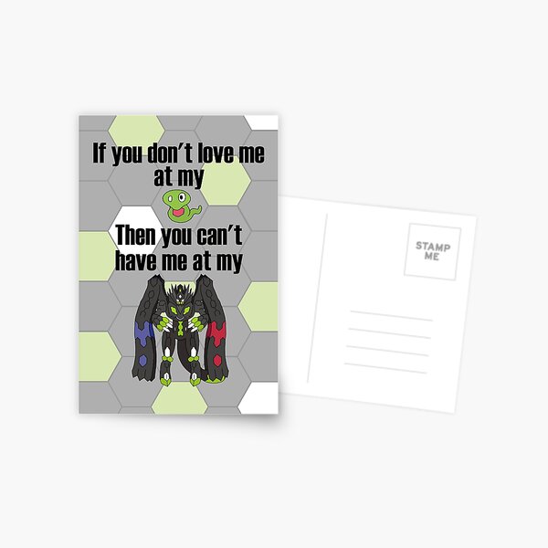 Zygarde - If you don't love me at my Core Postcard