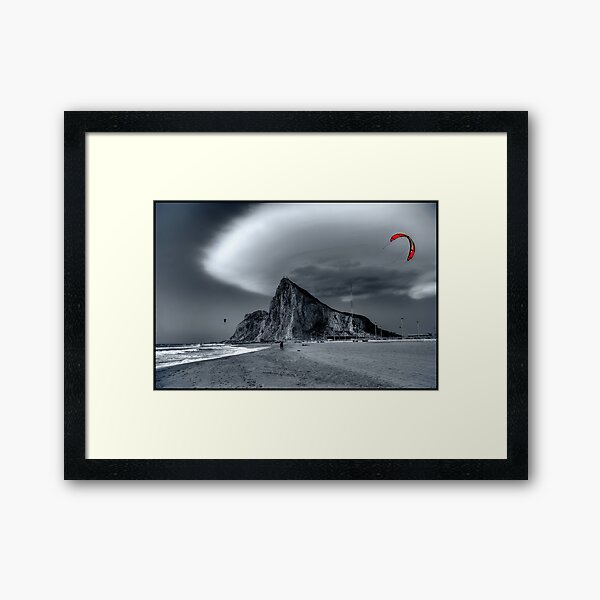 Life Is Not Always Black and White Framed Art Print