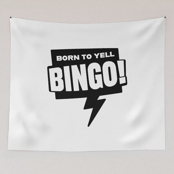 Item preview, Born To Yell Bingo - Game Caller Player Balls Gift designed and sold by Style4You24.