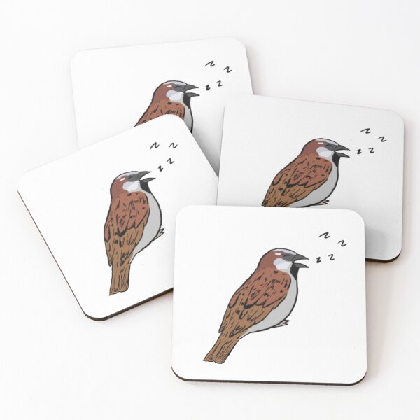 Item preview, Sleepy Male House Sparrow designed and sold by ofstardust.