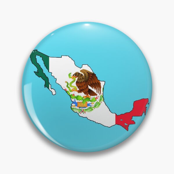 Item preview, Mexico Map with Mexican Flag designed and sold by Havocgirl.