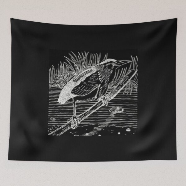 Item preview, Black Crowned Night Heron  designed and sold by pinkyjainpan.
