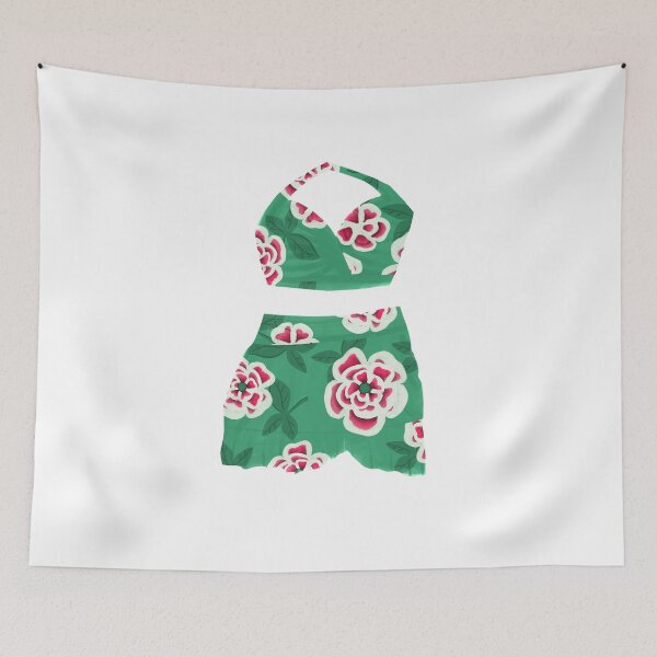 Item preview, Vintage Mint Green Floral Bathing Suit designed and sold by jenbucheli.
