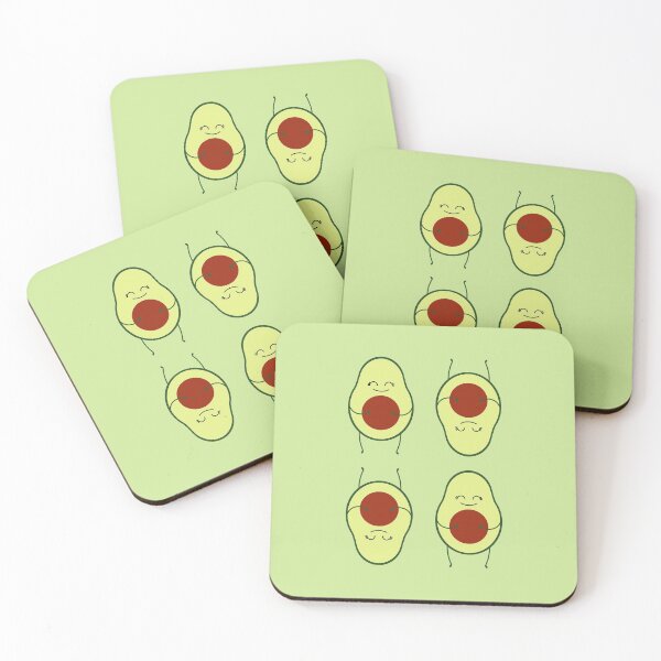 Item preview, Happy Avocados - Illustration designed and sold by KarolinaPaz.