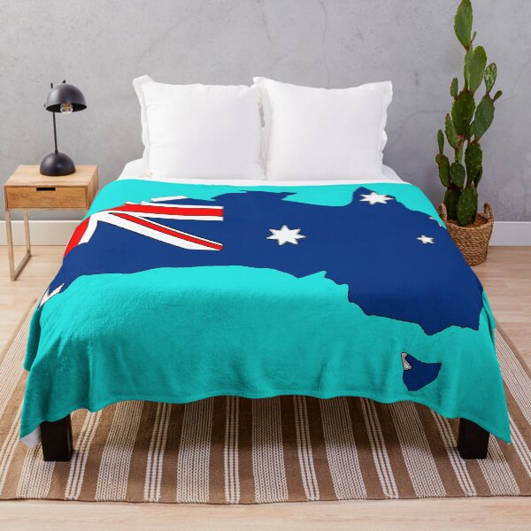 Item preview, Australia Map with Australian Flag designed and sold by Havocgirl.