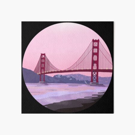 The City Art Board Print