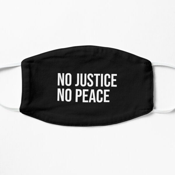 Pas de justice pas de paix Masque sans plis