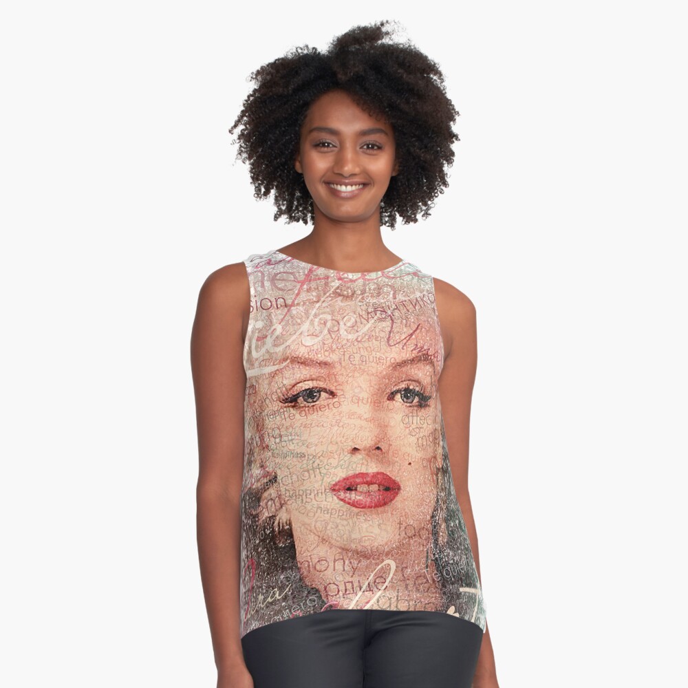 Item preview, Sleeveless Top designed and sold by DecoWords.